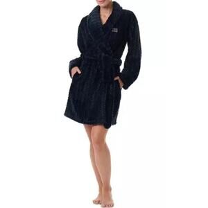 Tommy Hilfiger L / XL Long Sleeve Plush Robe Womens Belted Cozy Soft NEW NWT